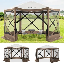 12X12Ft Pop up Gazebo Screen Tent Screen House for Camping, Camping Outdoor Scre