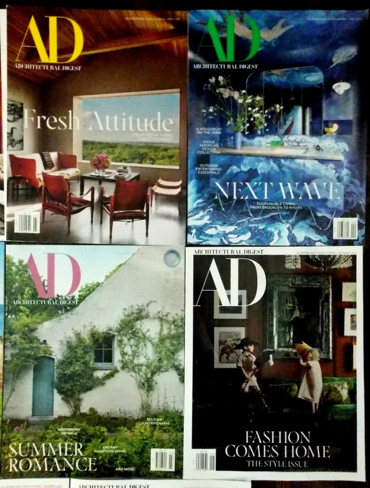 LOT OF ALL ARCHITECTURAL DIGEST MAGAZINES, 'AD' FROM JANUARY-DECEMBER 2025~ NEW - Image 3 of 4