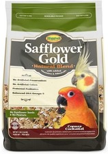 Higgins Safflower Gold Natural Food Mix for Conures  Cockatiels, 3 Lbs Pack