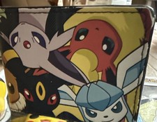 Pokemon Print Bi-Fold Wallet NEW No Package
