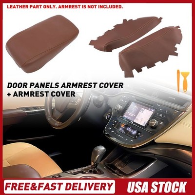 Car Front Door Panel Armrest Cover For 2013-2018 Avalon Toyota Leather Armrest