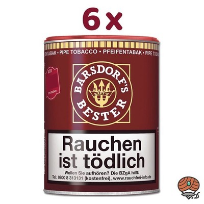 Käpt´n Barsdorf´s Bester Red Cherry Pfeifentabak Dose 6x 160g