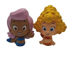 BUBBLE GUPPIES Bath Toys Lot Squirters DEEMA  MOLLY MERMAIDS Girls Water Pool