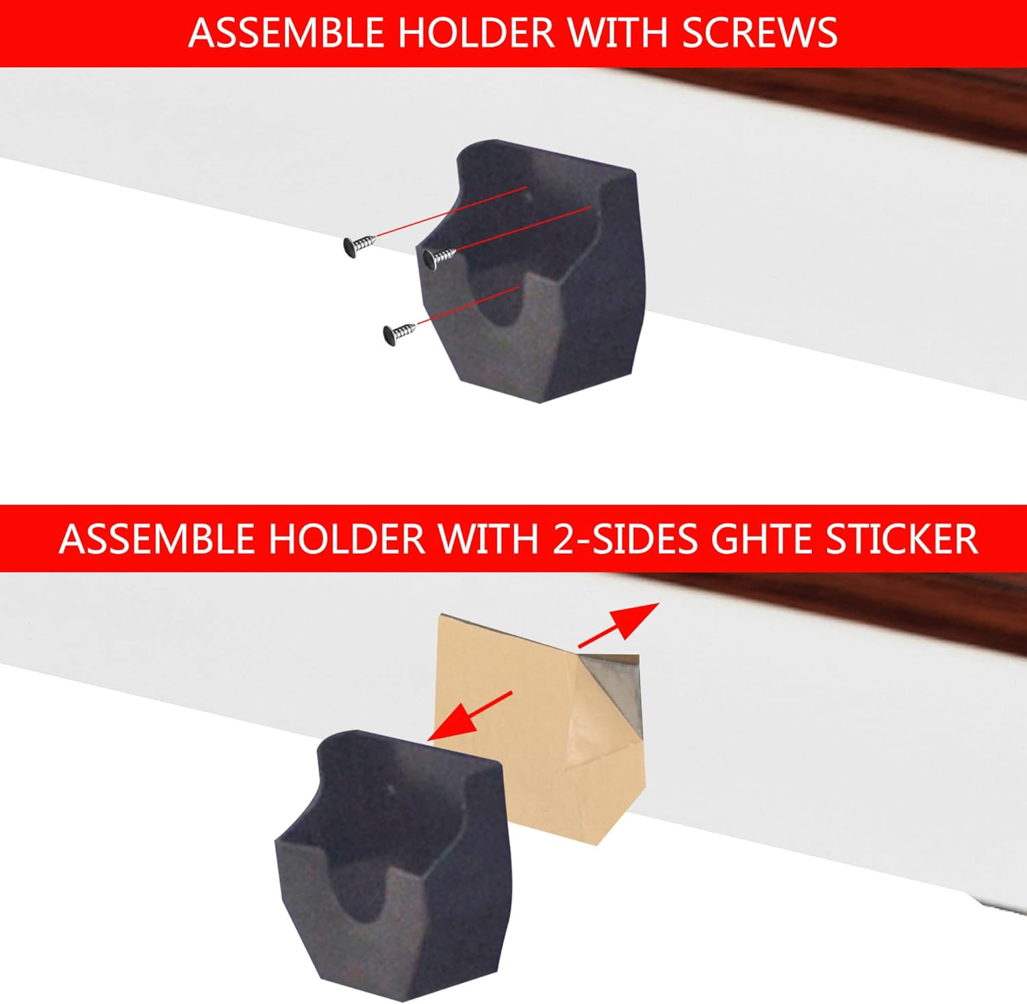 Air Hockey Strikers with 4 Plastic Pucks and 2 Holder Accessories