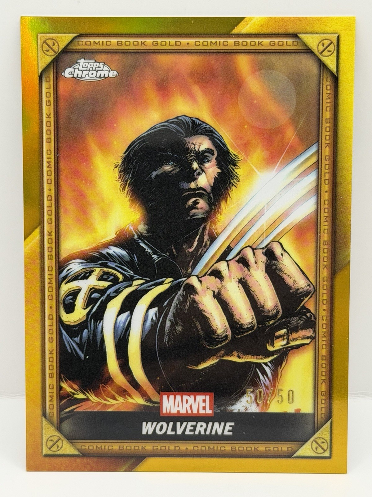 Wolverine 2026 Topps Chrome Marvel Deadpool Uncanny X-Men #434 Gold Card CB-6