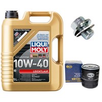 MotoröL Filter Set 10W-40 5 Liter + ÖLablassschraube FüR Lexus Toyota Corolla