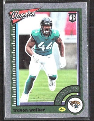 2022 Panini Classics Travon Walker #185 RC Silver Rookie Card Jaguars