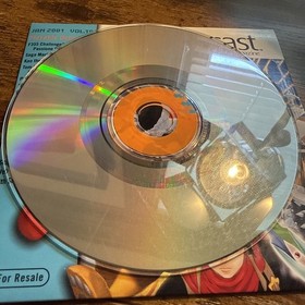 Sega Dreamcast Magazine January 2001 Demo Disc with Sleeve Insert Volume 10