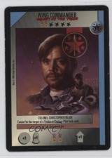 1995 Wing Commander Trading Card Game Colonel Christopher Blair