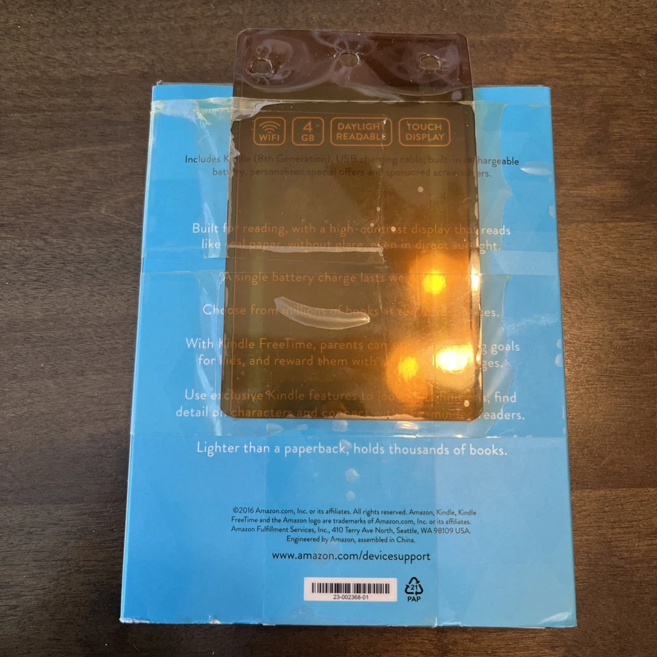 Amazon Kindle 8th Generation White 4 GB Reader Unopened - Image 2 of 2