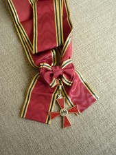 Großes Bundesverdienstkreuz Schulterband/Brustschärpe Damenausf.