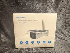 Qinroiot Solar Battery-Powered Security Camera Wi-Fi Night Vision Motion Detect