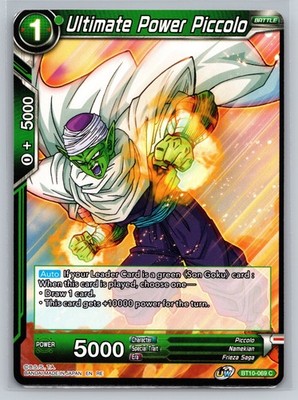 Dragon Ball Super Ultimate Power Piccolo BT10-069 C Green Namekian Bandai