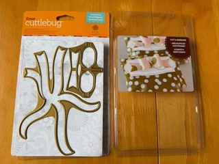 Cricut Cuttlebug Anna Griffin Pretty Bows Cut & Emboss Dies