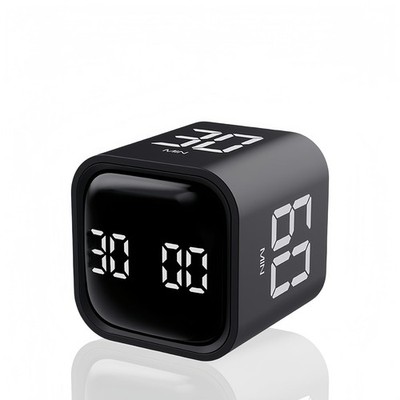 Digital Cube Pomodoro Timer Desk Rechargeable Productivity Timer 5/10/30/60mi...