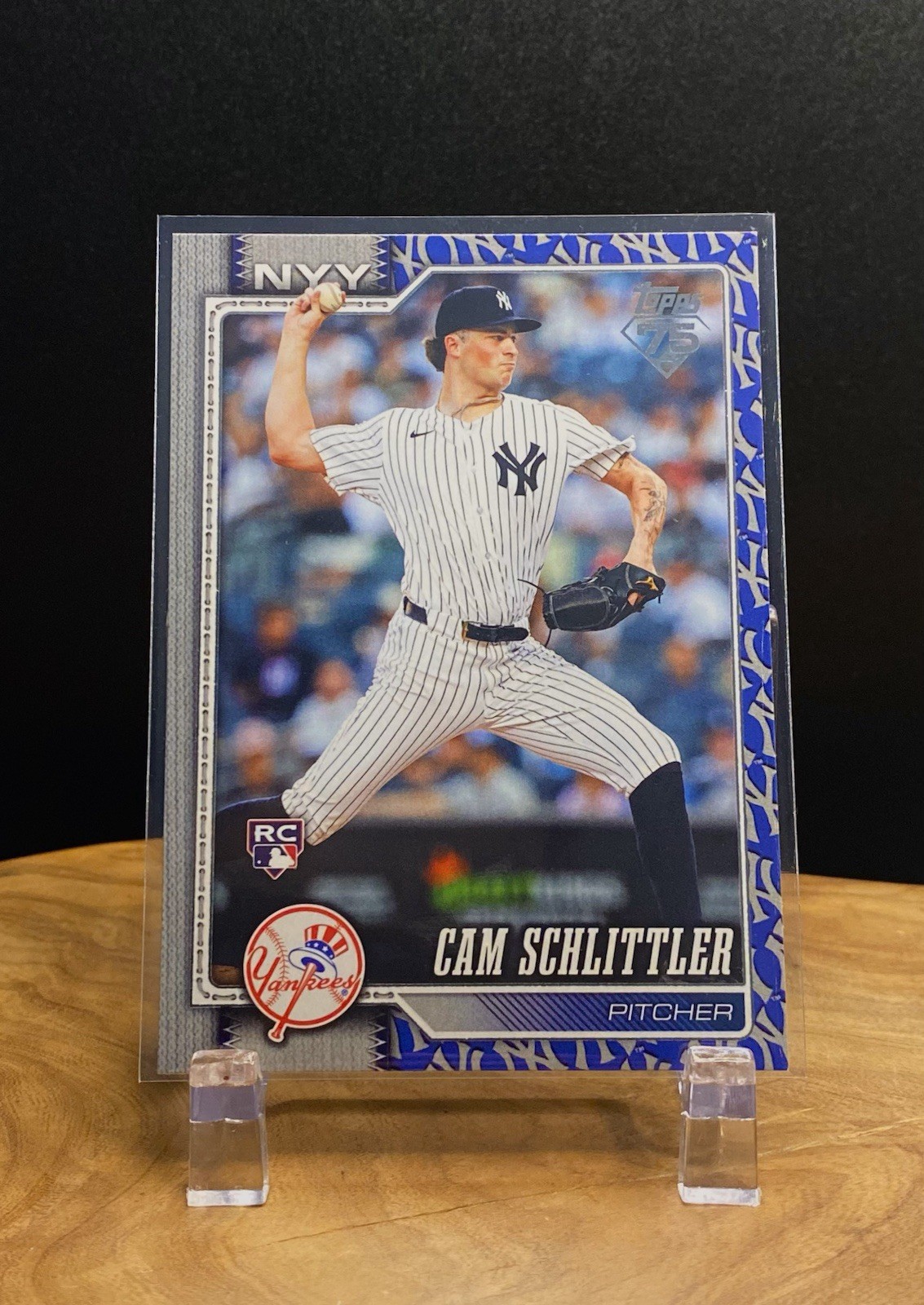 Topps Series 1 2026 - Cam Schlittler Team Color Border RC 111 - New York Yankees