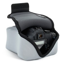 DSLR Camera Sleeve Case with Accessory Storage Strap Openings