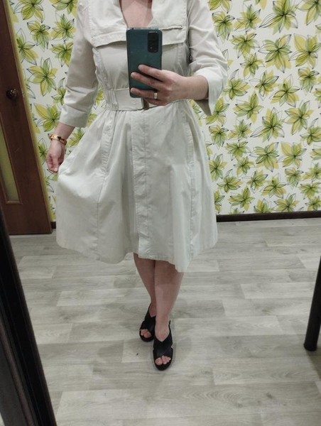 Women American Vintage Dress White 36 / S / 44