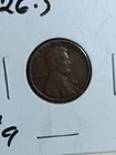 1926S US LINCOLN CENT! Lower Mintage! San Francisco Mint! Semi-key Item A16AB5