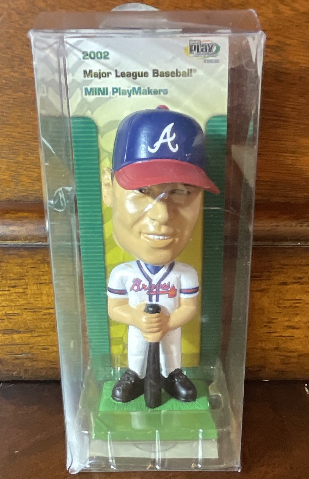 Upper Deck 2002 Mini PlayMakers Chipper Jones MLB Collectible Bobblehead