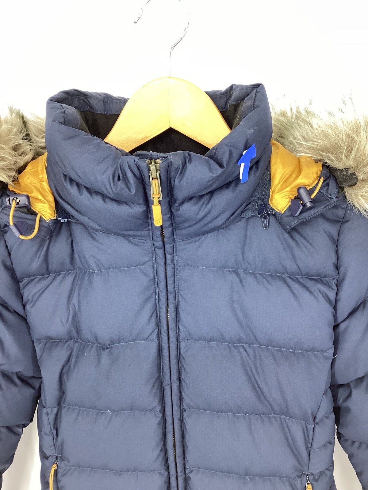 RAB WOMENS DEEP COVER PARKA LONG JACKET UK 6 DEEP DENIM RRP £250 IB image 7