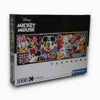 1000 Teile Puzzle - Disney Mickey Mouse Panorama, Clementoni, Geduldspiel, Neu