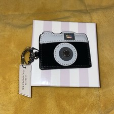 LULU GUINNESS CAMERA KEYRING /BAG CHARM Brand New & Boxed