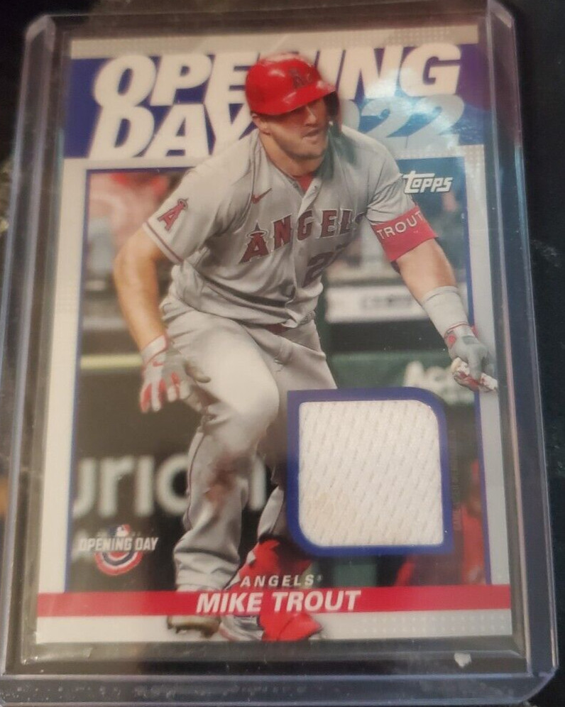 2019 Topps Opening Day - Opening Day Relics #ODR-MT Mike Trout (MEM)
