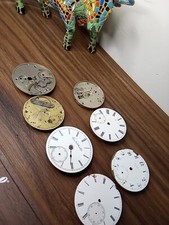 Lot of 7 Antique American Pocket Watches For Parts