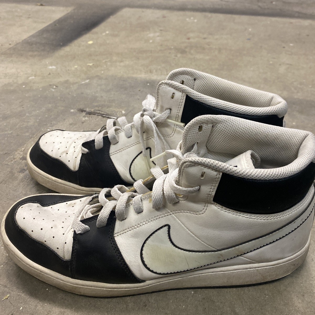 靴 NIKE BACKBOARD II 27.5 Nike Backboard II Mid Mens Size 12 487656-006 Black
