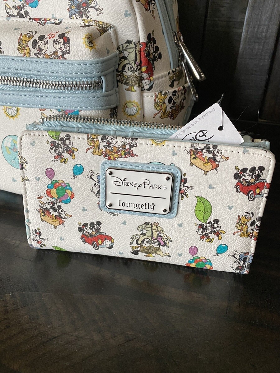 【Loungefly】Runaway Railway ミッキー&ミニー パスケース Disney Parks Mickey Minnie Runaway Railway Loungefly Wallet