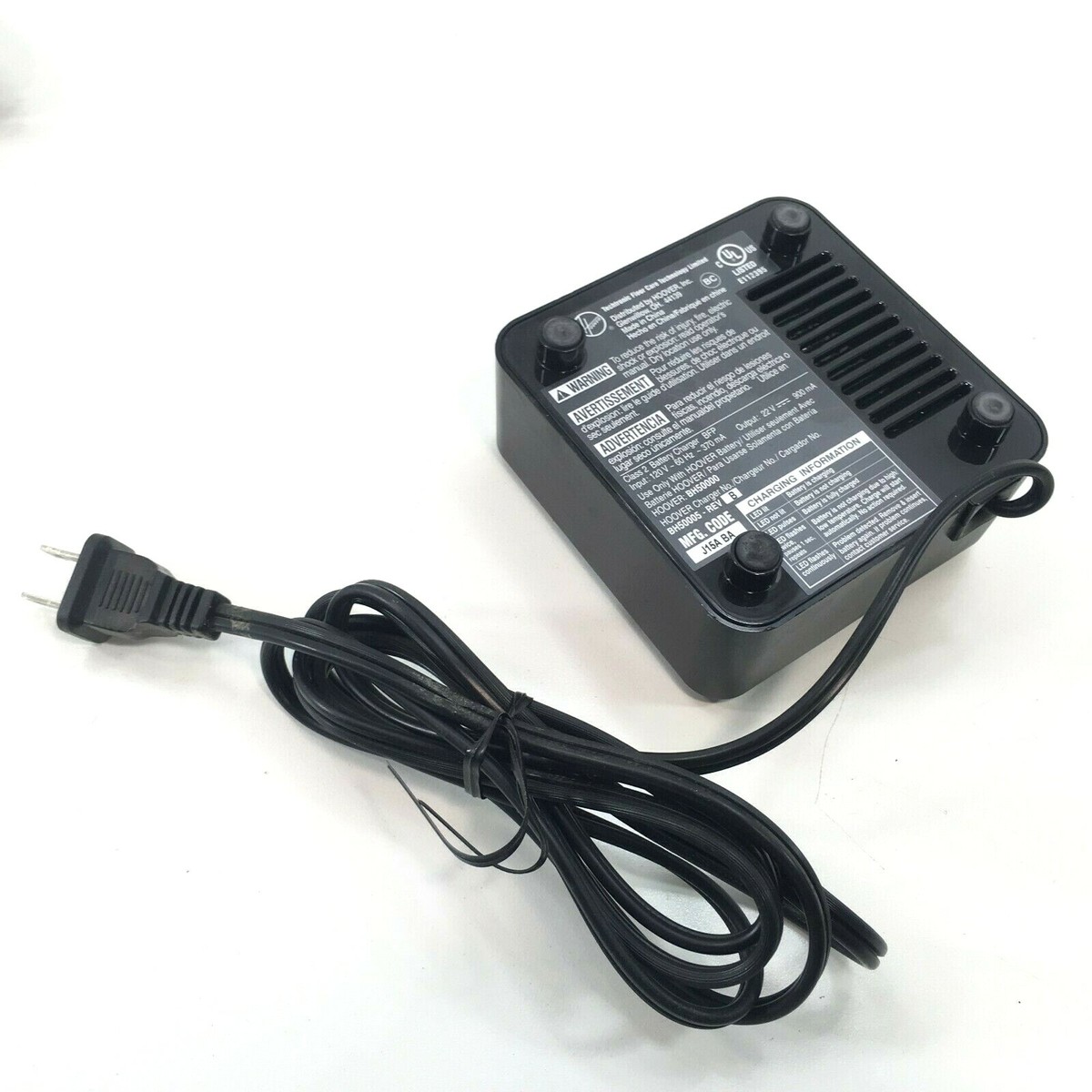 Original Hoover Linx BH50005 Battery Charger for 18V Cordless Vacuum  302736001