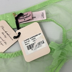 Agent Provocateur Casper Mint Green Suspender AP4 Large NWT