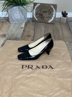 靴 PRADA square toe heels 37 s-l400.jpg