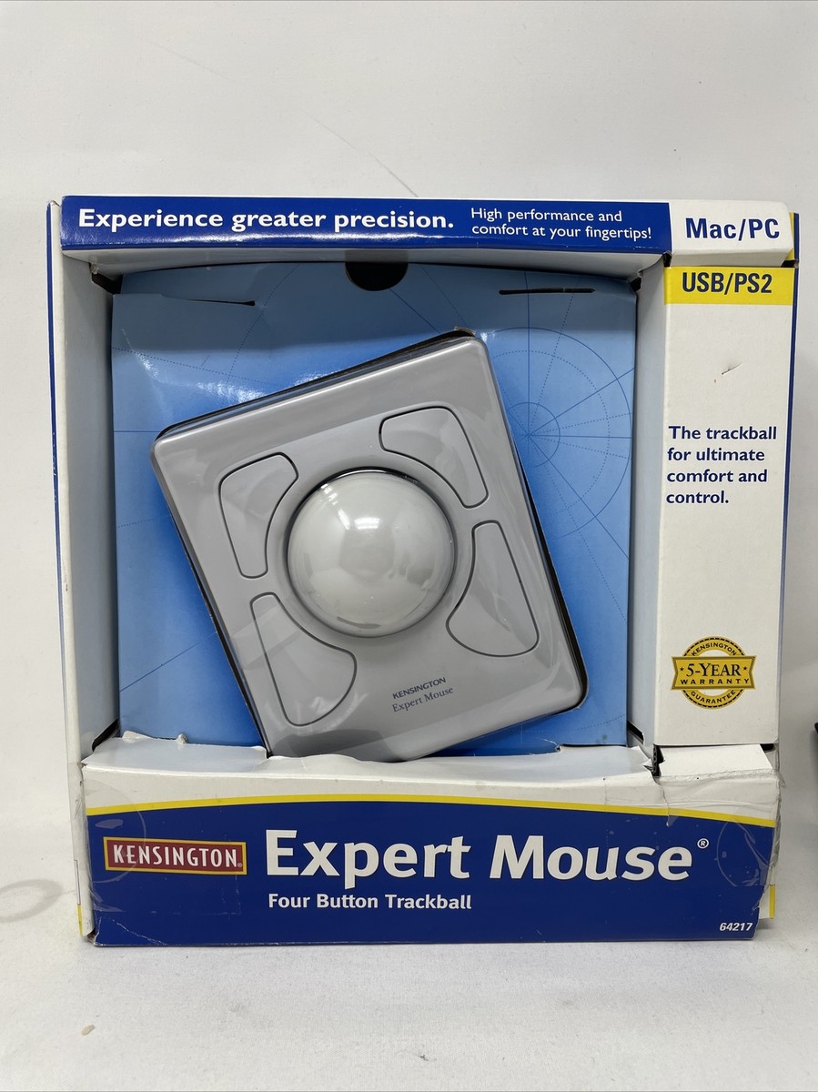 Kensington EXPERT MOUSE WHITE USB/PS2
