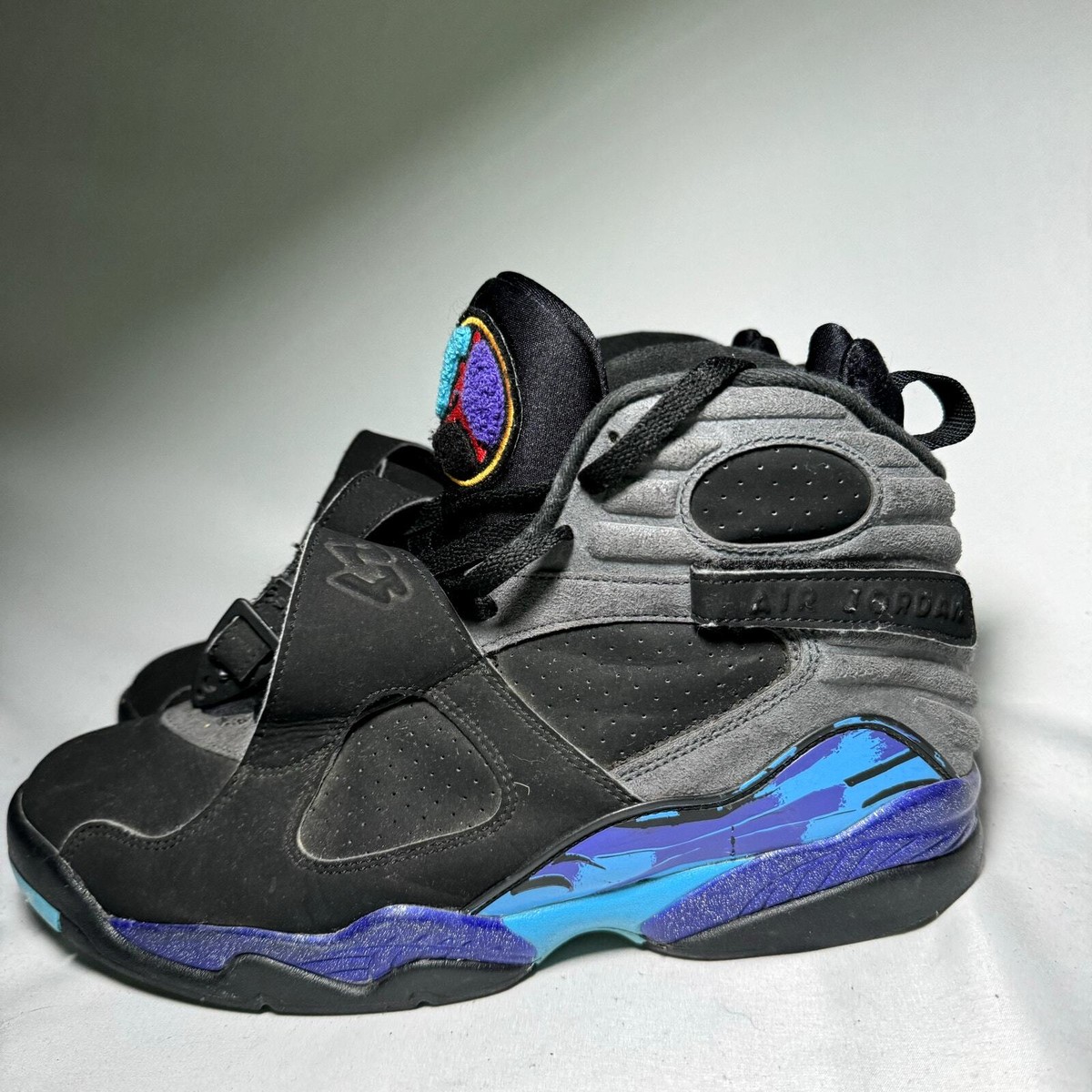 【値引】Nike Air Jordan 8 Retro Aqua (2015) Nike Air Jordan 8 Retro Aqua 2015 Men's Shoes - Size 10.5