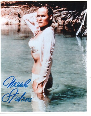 Handsigniertes Ursula Andress Dr No Photo 10 x 8 Foto James Bond COA PIC PROOF