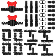 Kalolary 42Pcs Kit impianto irrigazione Giardino connettori spinati di irrigazio