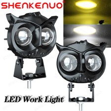 2x Led Work Light Bar Driving Pods Spot Fog Amber White Offroad Atv Suv Truck Us