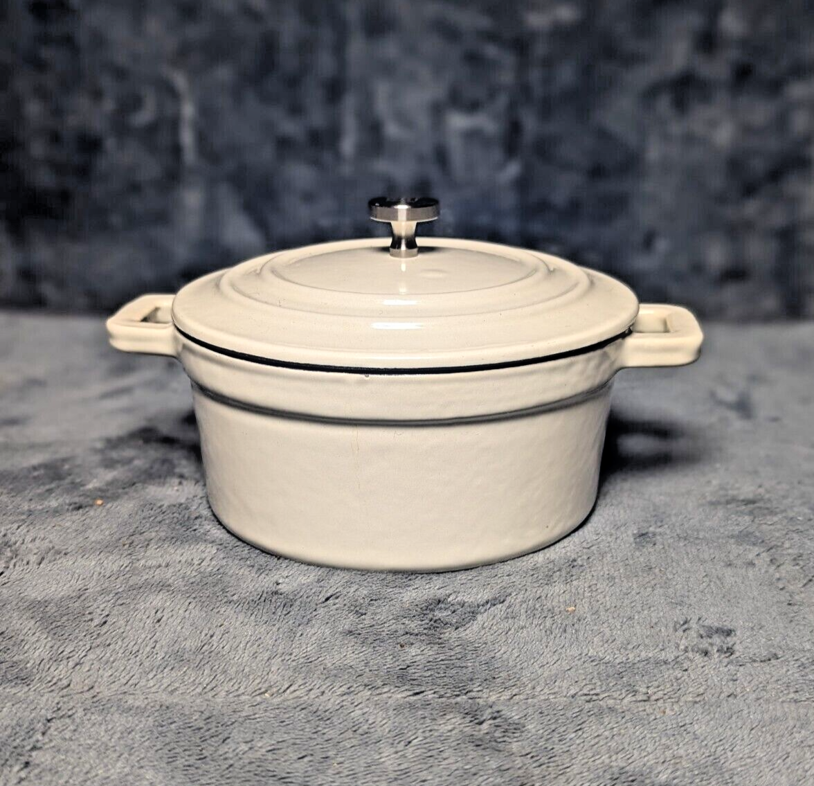 Hearth and Hand With Magnolia Cream Enameled Cast Iron Mini Dutch Oven