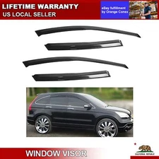 For 2007-2011 Honda CRV CR-V Mugen Style Window Visor Vent Rain Guard Deflector*