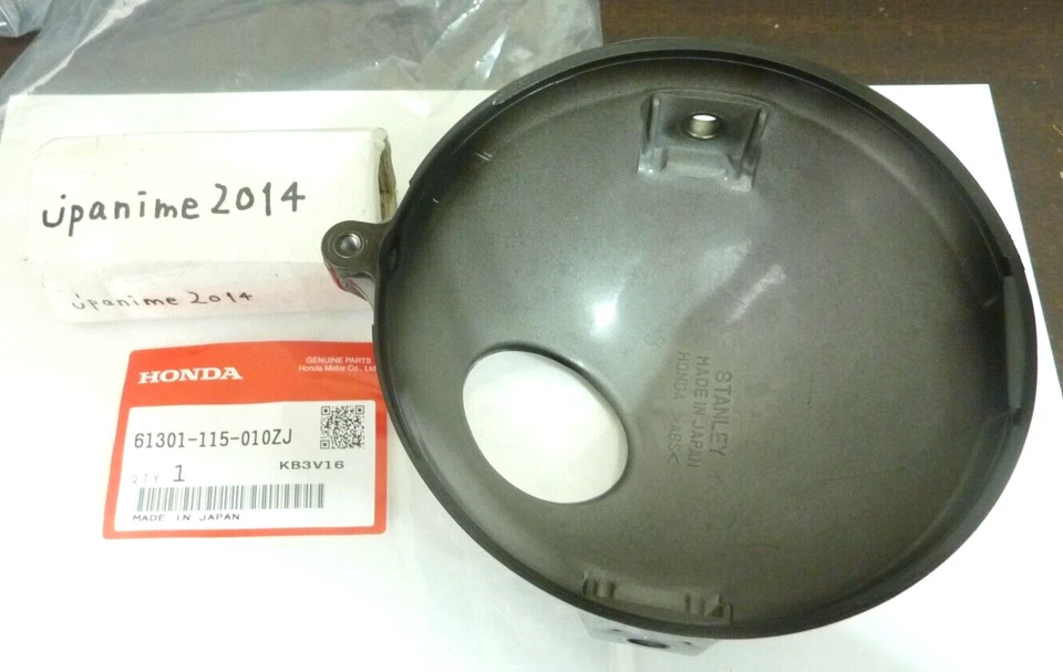 " 1972-1978 K3-K6 Honda Z50 Z50A Black Headlight Bucket 61301-115-010ZJ* - Imagem 3 de 3