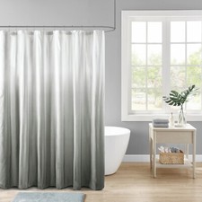 Madison Park Ara Ombre Printed Seersucker Shower Curtain