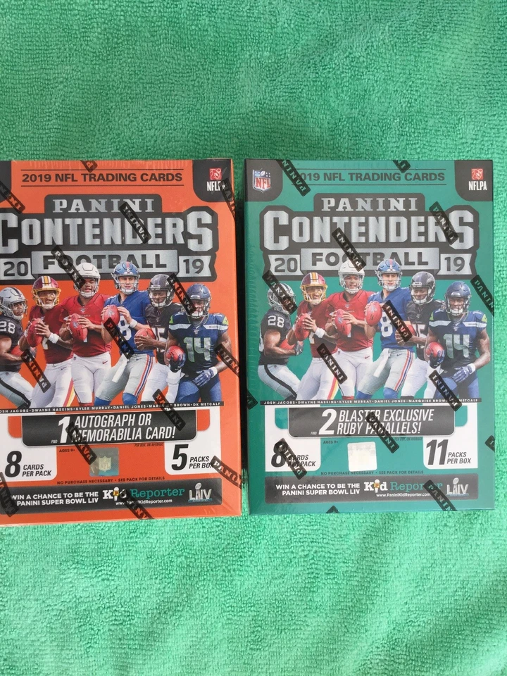 2019 Panini Contenders Football Factory Sealed Blaster Box-LOT AUTOGRAPH/MEMORA - Image 2 of 4