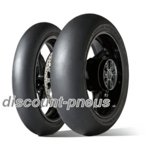Pneu moto Dunlop Sportmax GP Racer D212 Slick 190/55 R17 au grip thermique maximal