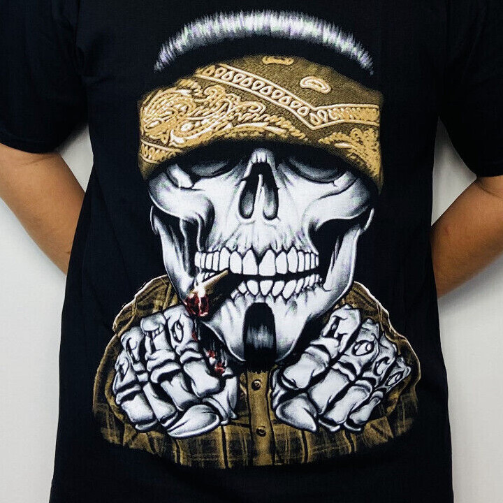 Shirt Camiseta Logo Calavera Skull Design T-shirt, Camiseta Con