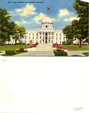 State Capitol Montgomery AL Postcard Unused 48619