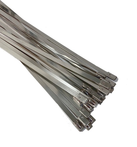 Strong Stainless Steel Marine Grade Metal Cable Ties Zip Tie Wraps Exhaust x10 - Picture 13 of 30
