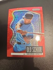 2022 Panini Prizm - Old School Red Mojo Prizm #OS-6 George Brett /149 
