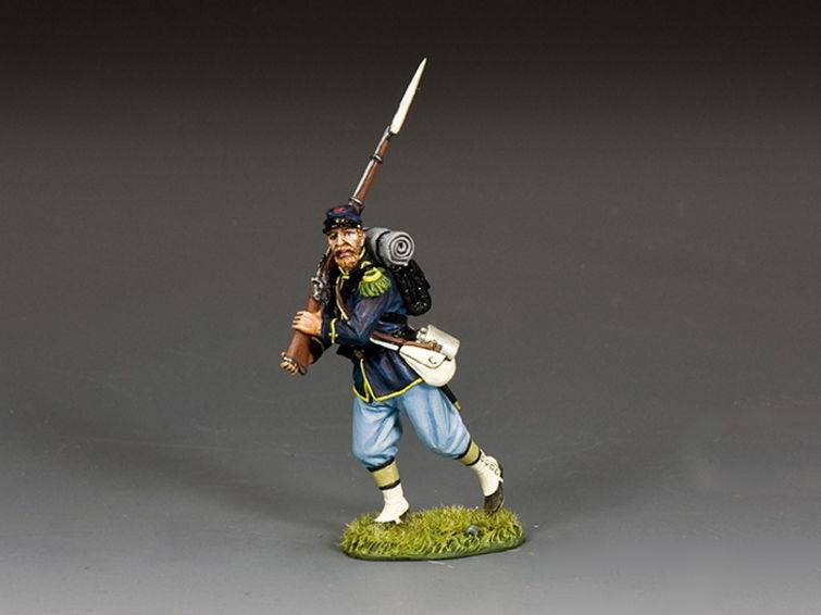 Figurine King & Country CW126 soldat de la guerre de Sécession en plomb peint